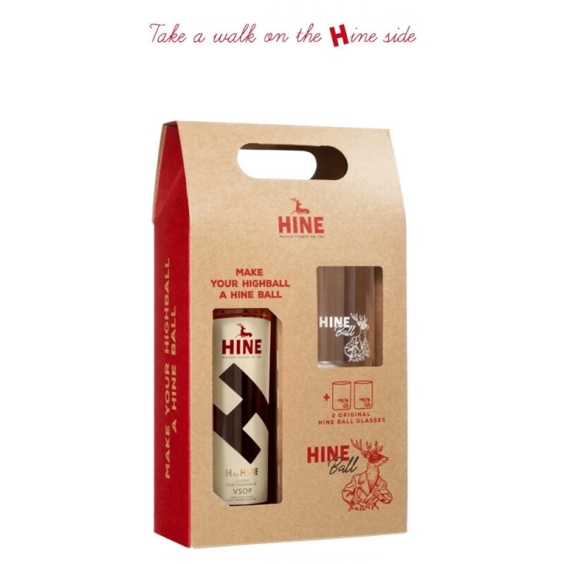 Cognac HINE H by HINE VSOP + 2 tasting glasses