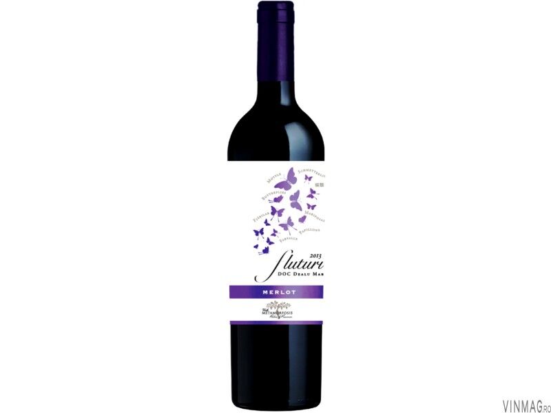 VIN METAMORFOSIS FLUTURI MERLOT DOC DM 0.75L